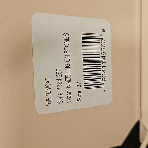 💕MOTHER SUPERIOR💕 The Tomcat Jeans ~ Kneeling On Stones 27 NWT - Picture 15 of 16